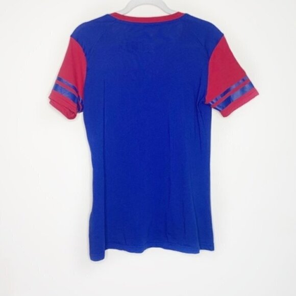 Nike Chicago Cubs Baseball V-Neck Short Sleeve Tee - Picture 5 of 6